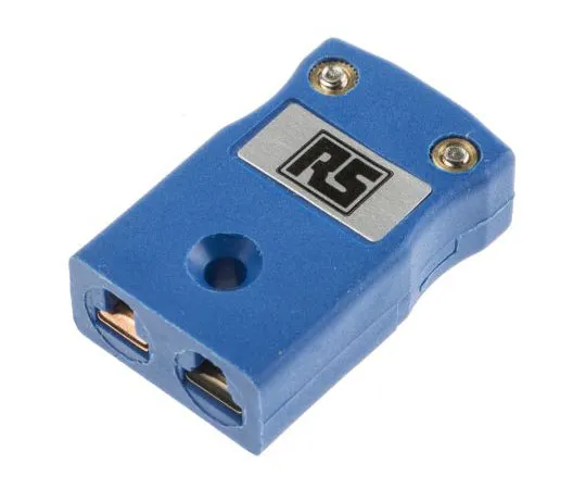 63-7556-14　RS PRO BS Miniature In-Line Socket Connector for *** with Type T Thermocouple Type J, Miniature　455-9562