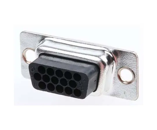 63-7700-77　Harting 2.29mm Pitch Straight Crimp D-sub Connector, Socket, 15 Pin　9561004701