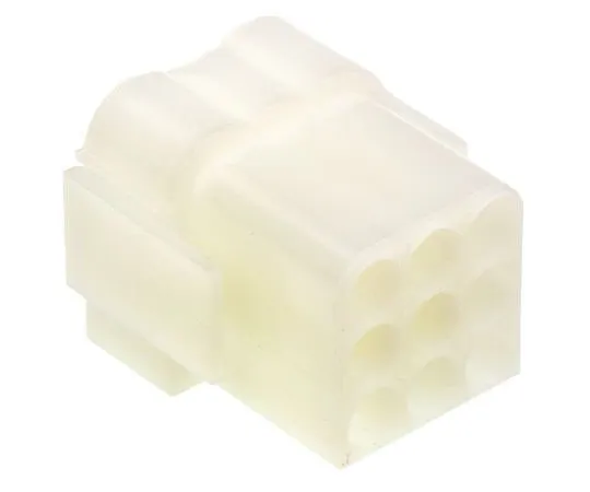 63-7653-50　TE Connectivity Commercial MATE-N-LOK Female Connector Housing, 6.1mm Pitch, 9 Way, 3 Row　1-480673-0