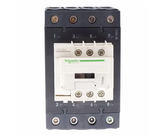 63-7656-54　Schneider Electric 4 Pole Contactor, 80 A, 24 V ac Coil, TeSys D, 4NO　LC1DT80AB7