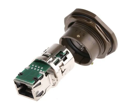 63-7618-47　Amphenol RJ Field Series, Jam Nut for *** with RJ45 Connector　RJF 71 G