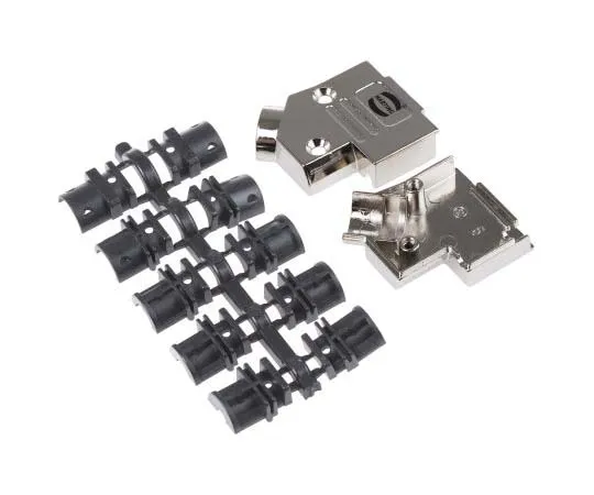 63-7700-41　Harting D-Sub Series Metal Right Angle D-sub Connector Backshell, 9 Way　9670090333