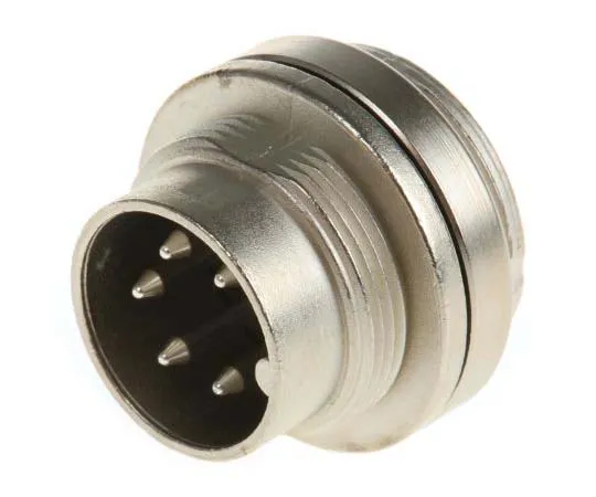 63-7720-81　Binder 723 Series Miniature Panel Mount Connector, 5 contacts Socket　09-0115-00-05