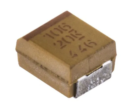 63-7619-86　KEMET Tantalum Capacitor 10μF 20V dc MnO2 Solid ±10% Tolerance T491 Series　T491B106K020AT