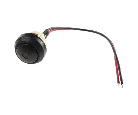 63-7714-39　ITW Single Pole Single Throw (SPST) Momentary Blue LED Push Button Switch, IP67, 12.9 (Dia.)mm, Panel Mount　48-1-RB-B-BK-B