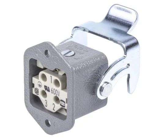 63-7567-53　Han A Series 3 + PE Way Female 10A Surface Kit, includes Female Insert, Hood　09200030301+09200032711