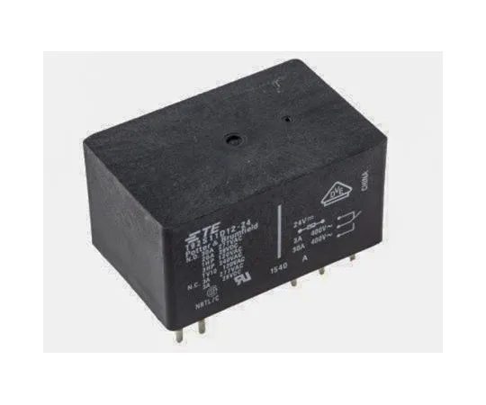 63-7677-80　TE Connectivity DPDT Non-Latching Relay PCB Mount, 24V dc Coil, 30A　T92S11D12-24=T92