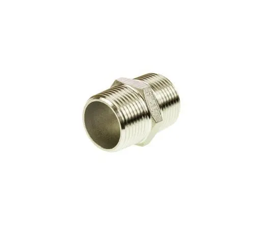 63-7591-92　RS PRO Stainless Steel Hexagon Hexagon Nipple 1in R(T) Male x 1in R(T) Male 1.93in　499-3063