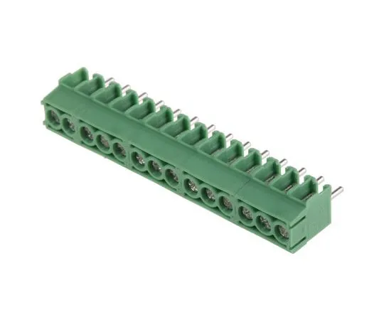 63-7651-26　Phoenix Contact COMBICON PT Non-F***d Terminal Block, 14 Way/Pole, Solder Terminals, 26 → 16 AWG Through Hole,　1984730