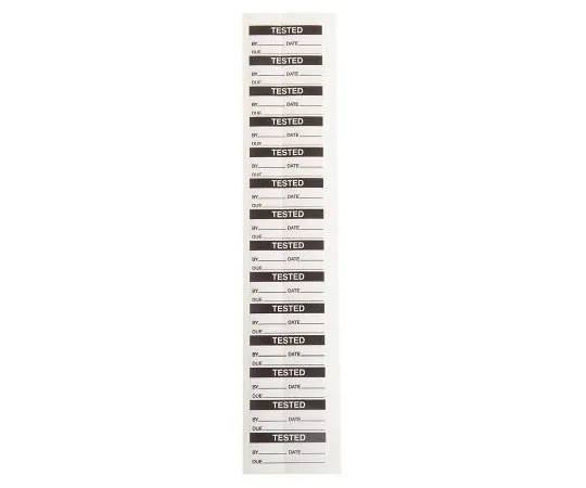 63-7552-05　RS PRO Adhesive Pre-Printed Adhesive Label-Tested-. Quantity: 140　450-6041