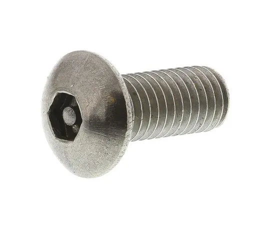 63-7642-52　Plain Button Stainless Steel Tamper Proof Security Screw, M5 x 12mm　621-2811