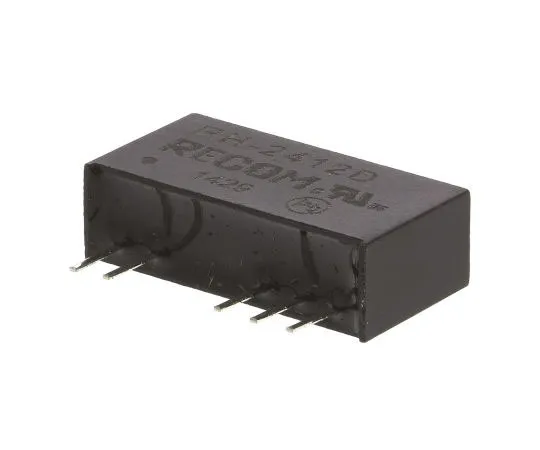 63-7672-50　Recom RH 1W Isolated DC-DC Converter Through Hole, Voltage in 21.6 → 26.4 V dc, Voltage out ±12V dc　RH-2412D