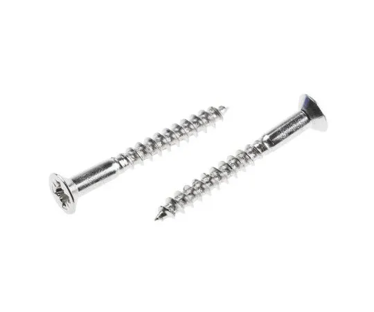 63-7575-90　Pozidriv Countersunk Stainless Steel Wood Screw, A2 304, 3.5mm Thread, 30mm Length　483-3129