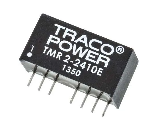 63-7724-55　TRACOPOWER TMR 2E 2W Isolated DC-DC Converter Through Hole, Voltage in 18 → 36 V dc, Voltage out 3.3V dc　TMR 2-2410E