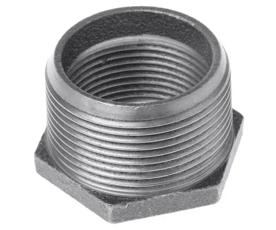 63-7646-48　Georg Fischer Malleable Iron Fitting Reducer Bush, 1-1/2 in BSPT Male (Connection 1), 1-1/4 in BSPP Female (Connection　FIGURE 241_770241236