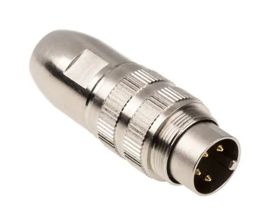 63-7615-23　Lumberg 4 Pole Din Plug Plug, DIN EN 60529, 5A, 250 V ac IP68, Screw On　0332 04