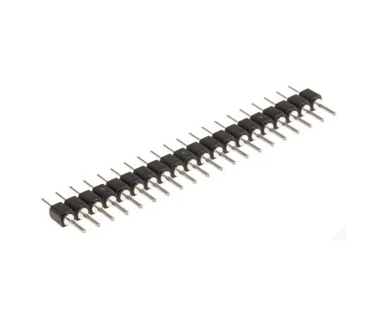 63-7628-32　HARWIN D01-99, 20 Way, 1 Row, Straight Pin Header　D01-9922046
