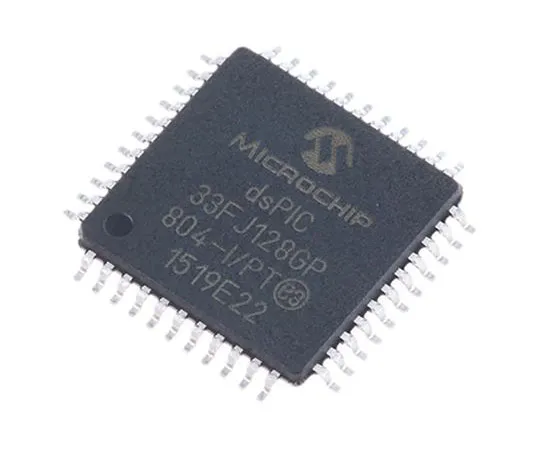 63-7660-37　DSPIC33FJ128GP804-I/PT Microchip, 16bit DSP 40MHz 128 kB Flash 44-Pin TQFP　DSPIC33FJ128GP804-I/PT