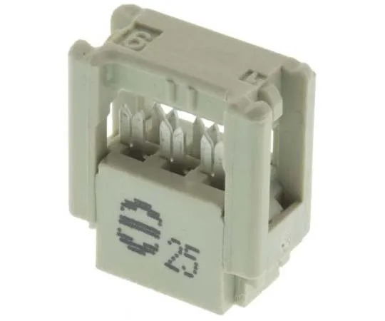 63-7703-31　Harting 6-Way IDC Connector Socket for Cable Mount, 2-Row　9185066803