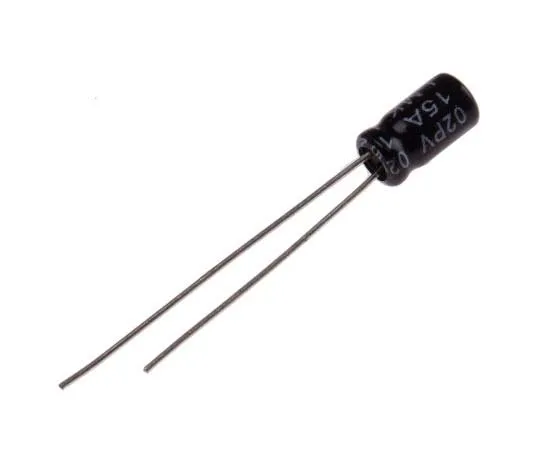63-7727-36　RS PRO 4.7μF 50V dc Aluminium Electrolytic Capacitor, Through Hole 4 (Dia.) x 7mm +105°C 4mm 1.5mm 7mm　170-1046