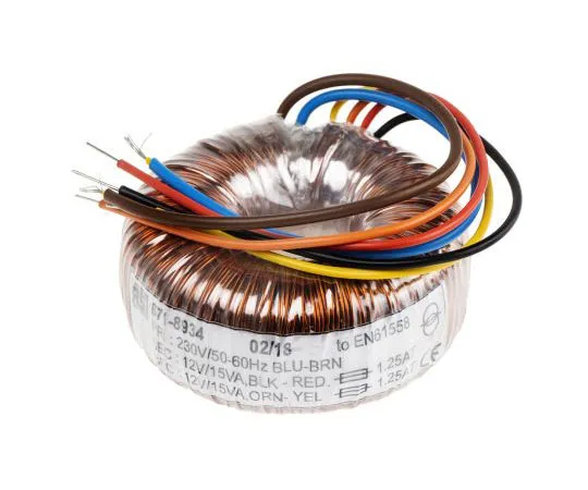 63-7670-55　2 Output Toroidal Transformer, 30VA, 2 x 12V ac　671-8934