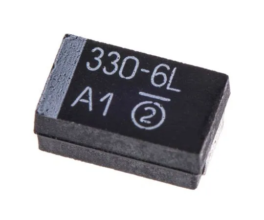 63-7690-35　Vishay Tantalum Capacitor 330μF 6.3V dc MnO2 Solid ±10% Tolerance 293D Series　293D337X96R3D2TE3