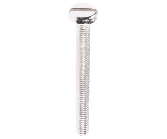 63-7574-14　RS Pro, M3 Pan Head, 30mm Brass Slot Nickel Plated0.5　482-8571