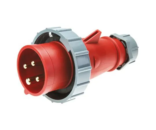 63-7584-25　Mennekes AM-TOP Series, IP67 Red Cable Mount 3P+E Industrial Power Plug, Rated At 16A, 415 V　282