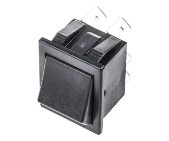 63-7615-37　Arcolectric Double Pole Double Throw (DPDT), Momentary Rocker Switch Panel Mount　1483356-3