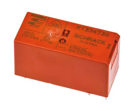 63-7679-41　TE ConnectivityRT1 SPNO Non-Latching Relay PCB Mount, 230V Coil, 16A　RT334730
