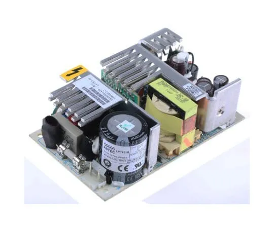 63-7556-02　Artesyn Embedded Technologies 60W Triple Output Embedded Switch Mode Power Supply SMPS, 1 A, 3.5 A, 8 A, 5/±12V dc　LPT62-M