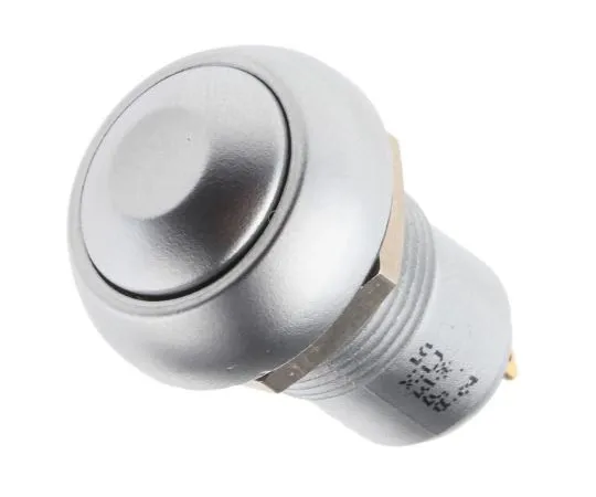 63-7698-99　APEM Single Pole Single Throw (SPST) Latching Push Button Switch, IP67, 12.9 (Dia.)mm, Panel Mount, 24V dc　IPR1SAD0105