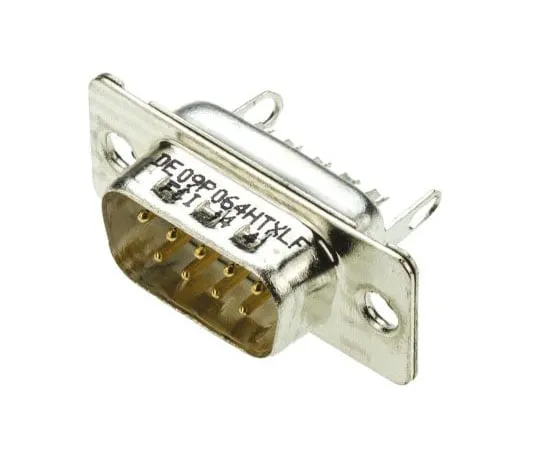 63-7624-38　Amphenol FCI Panel Mount, 9 Pin D-sub Connector Plug, Shell Size E　DE09P064HTXLF