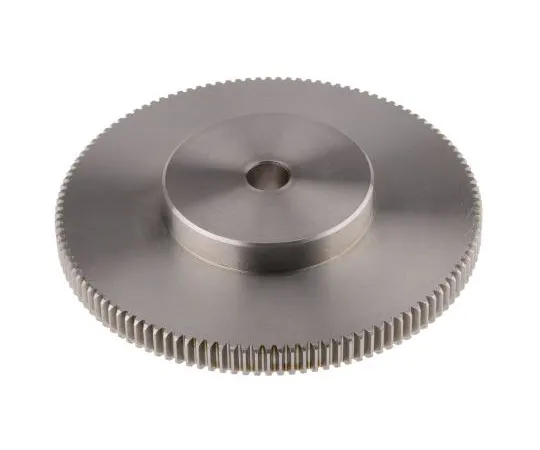 63-7607-86　RS PRO Stainless Steel 120 Teeth Spur Gear, 120mm Pitch Diam. , 60mm Hub Diam. , 12mm Bore Diam.　521-8543