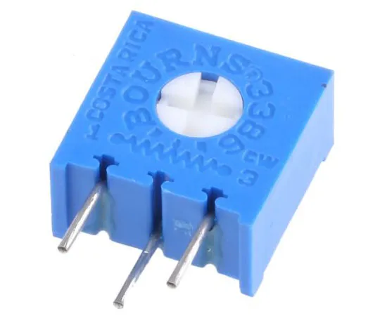 63-7698-86　Bourns 1 Gang Trimmer Cermet Potentiometer, 2kΩ, ±10%, 0.5W, Linear 3386V-1-202LF　3386V-1-202LF