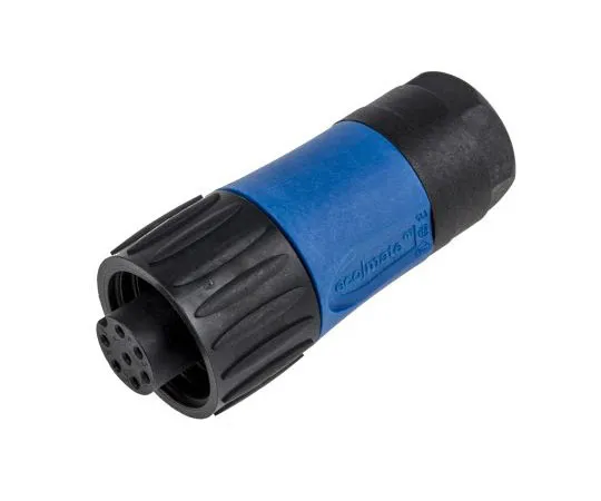 63-7621-05　Amphenol Eco-Mate Series Cable Mount Connector, 6 + PE contacts Socket　C01630D00611010