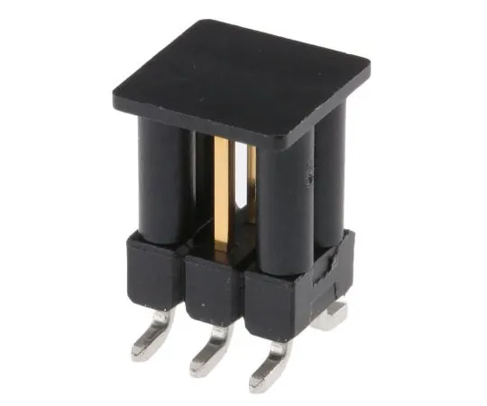 63-7612-88　TE Connectivity AMPMODU MOD II, 6 Way, 2 Row, Straight Pin Header　1241050-3