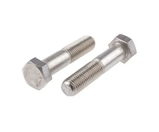 63-7596-49　Plain Stainless Steel Hex Bolt, M16 x 75mm　508-1212