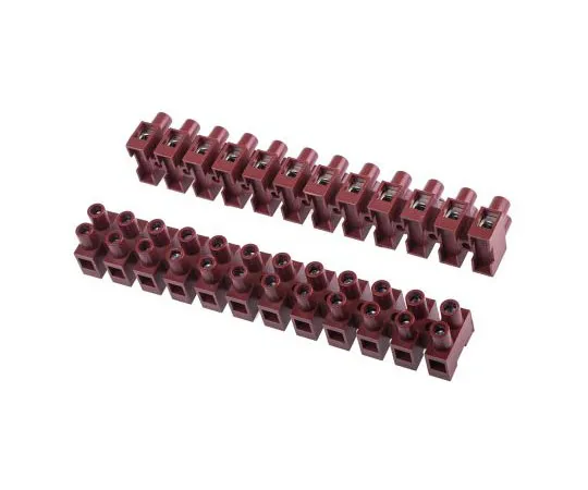 63-7561-74　RS Non-F***d Terminal Block, 12 Way/Pole, Screw Down Terminals, 6 mm² Through Hole, Glass Fibre Reinforced Nylon, 400 V　464-9750