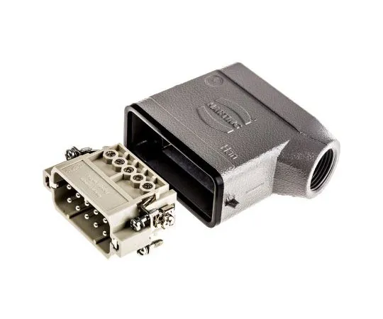 63-7584-12　Han A Series 10 Way Male 16A Connector Kit, includes Hood, Insert　09200102612+19200101540