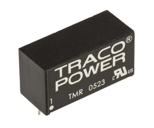 63-7600-18　TRACOPOWER TMR 2 2W Isolated DC-DC Converter Through Hole, Voltage in 4.5 → 9 V dc, Voltage out ±15V dc　TMR 0523