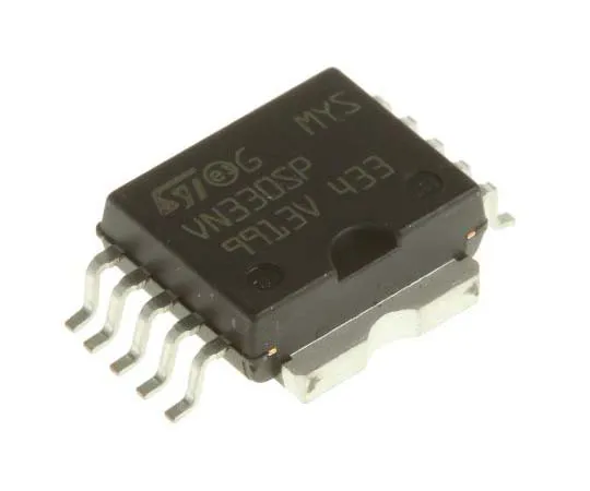 63-7745-17　STMicroelectronics VN330SP-E, Quad-Channel Intelligent Power Switch, High Side Solid State Relay, 0.7A, 45V 10-Pin,　VN330SP-E