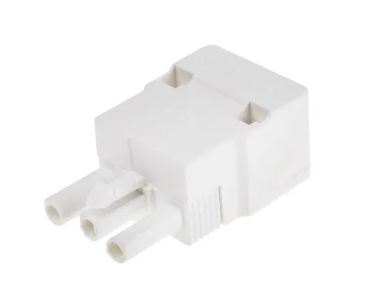 63-7588-40　RS PRO Non-F***d Terminal Block, 3 Way/Pole, Screw Down Terminals, 2.5 mm² Cable Mount, Nylon, 400 V Male　495-6250