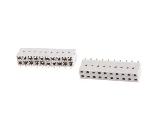 63-7674-13　Amphenol FCI 2.54mm Pitch 20 Way 2 Row Straight PCB Socket, Surface Mount, Solder Termination　89898-310LF