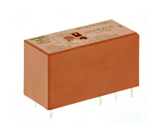 63-7679-54　TE ConnectivityRT2 DPDT Non-Latching Relay PCB Mount, 48V ac Coil, 10A　RT424548