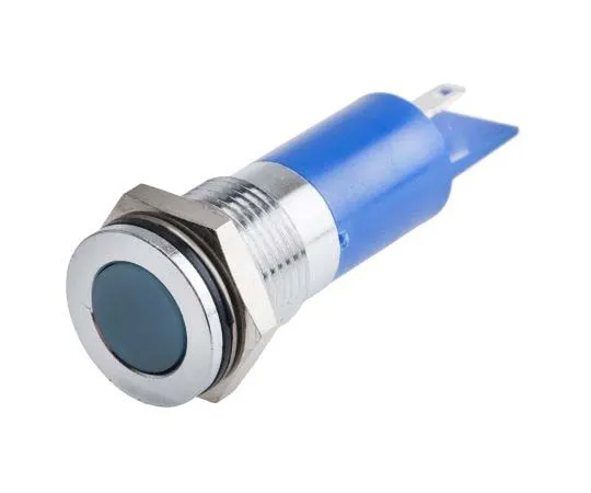 63-7718-05　RS PRO Blue Indicator, 6 → 36 V dc, 14mm Mounting Hole Size, Solder Tab Termination, IP67　703-9046