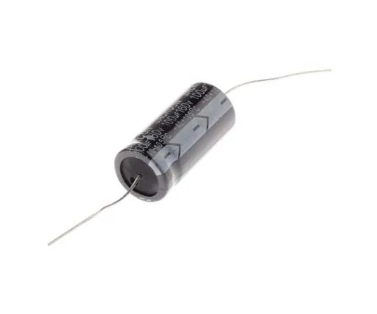 63-7728-22　RS PRO 100μF 160V dc Aluminium Electrolytic Capacitor, Through Hole 16 (Dia.) x 33mm +105°C 16mm 33mm　170-1113