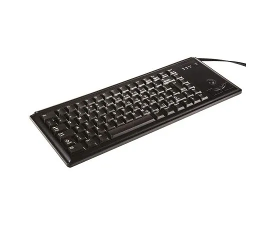 63-7560-70　Cherry Wired Black PS/2 Compact Keyboard, QWERTY (UK)　G84-4400LPBGB-2