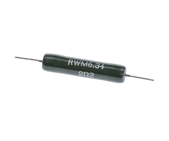 63-7579-13　Vishay 2.2Ω 8W Wirewound Resistor ±5% ±75ppm/°C　RWM06342R20JS09E1