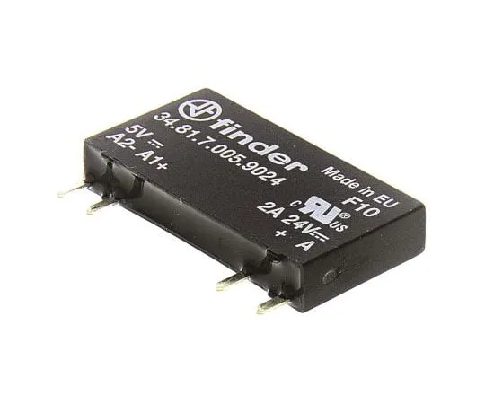 63-7615-59　Finder 6 A SPNO Solid State Relay, DC, PCB Mount, 24 V dc Maximum Load　34.81.7.005.9024